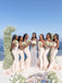 Pleats Floor length Mermaid Elegant Simple Pretty Long Bridesmaid Dresses,SWE1315
