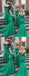 Hunter Green Lace Off Shoulder Mermaid Long Bridesmaid Dresses,PB1050