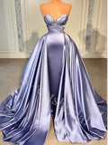 Elegant V-neck sleeveless Long A-line Prom Dresses,SW1607