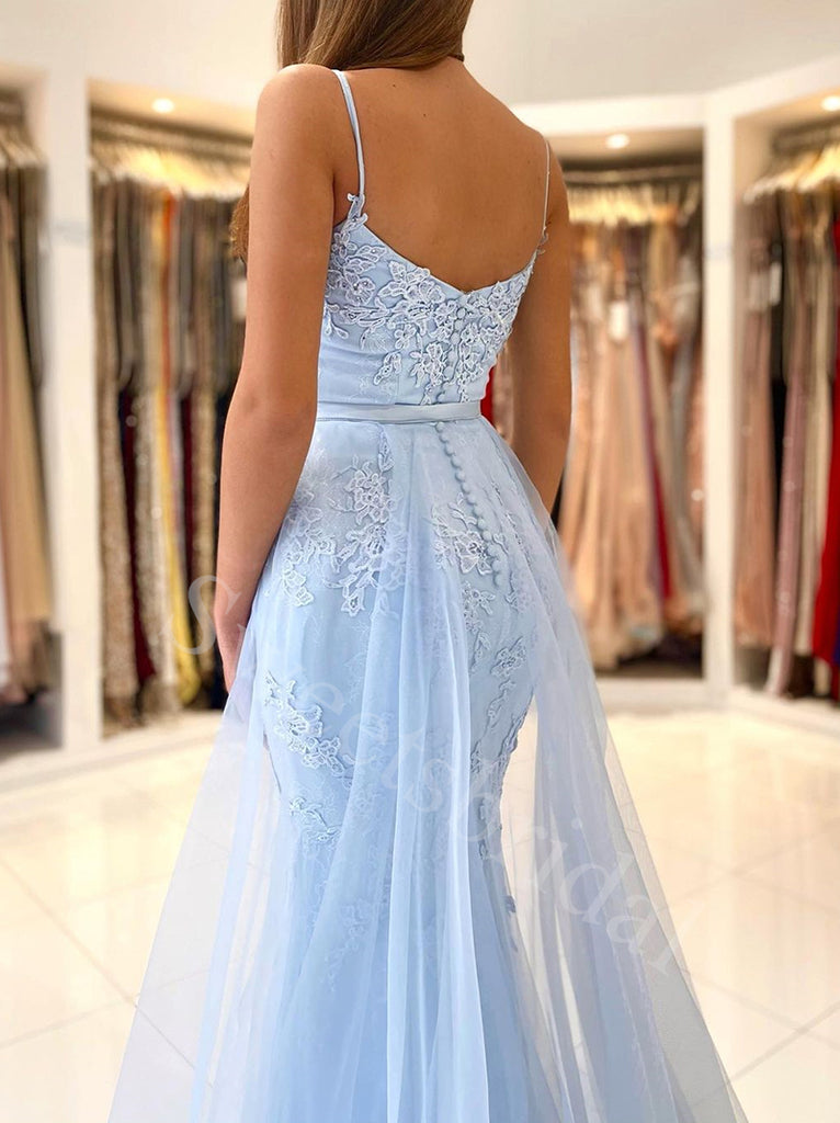 Elegant Sweetheart Sleeveless Mermaid Prom Dresses,SW1625