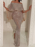 Elegant Off shoulder Mermaid Prom Dresses,SW1681