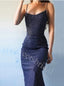 Sexy Spaghetti straps Square Mermaid Prom Dresses,SW1689