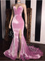 Elegant Sweetheart Sleeveless Side slit Mermaid Prom Dresses,SW1643