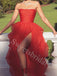 Elegant Sweetheart Side slit A-line Prom Dresses,SW1575