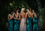 Vintage Mermaid Sleeveless Sequin Long Bridesmaid Dresses, SW1084