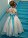 Short Sleeves Lace Cute Flower Girl Dresses GTE2113