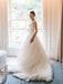 Sparkly Beading Lace Tulle Ball Gown Wedding Dresses,DB0170