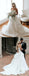 Sweetheart Strapless Lace Satin Ball Gown Wedding Dresses ,DB0171