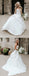 Sweetheart Strapless Lace Satin Ball Gown Wedding Dresses ,DB0171