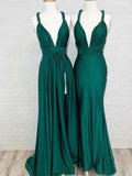 Teal Jersey Convertible Elegant Simple Bridesmaid Dresses,PB1051