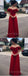 Pretty Red Off the Shoulder Applique Floor Length  Evening Prom Dresses, SW0055