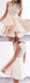 Elegant Round Neck Lace Top A Line With Ruffle Short Homecoming Dress, BTW189