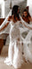 Vintage Off-shoulder Mermaid Lace Charming Wedding Dresses, WG204