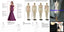 Charming V-neck Floor-length Chiffon Long Bridesmaid Dresses, SW1120