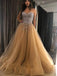 Pretty Sweetheart Beaded Tulle A Line Long Evening Prom Dresses, PD0029