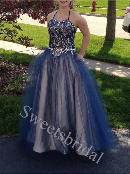 Elegant Sweetheart Sleeveless A-line Prom Dresses,SW1849