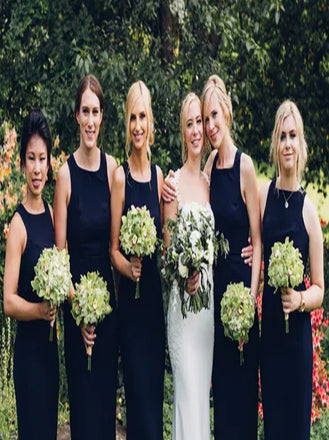 Square Mermaid Elegant Simple Pretty Long Bridesmaid Dresses,,SWE1306