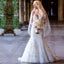 Vintage Gorgeous Beading Appliques Strapless Charming Mermaid Long Wedding Dress,DB094